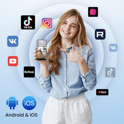 🎮 Bluetooth Ring Remote Control – One-Click Phone Control for Videos, Selfies & More ✨