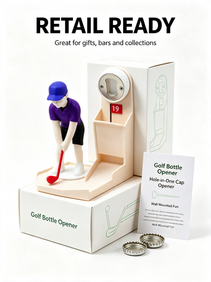 Novelty Golf Bottle Opener