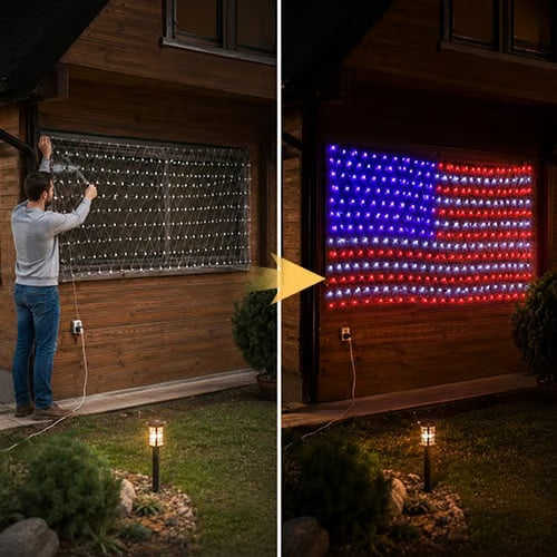 420 LED Flag String Lights