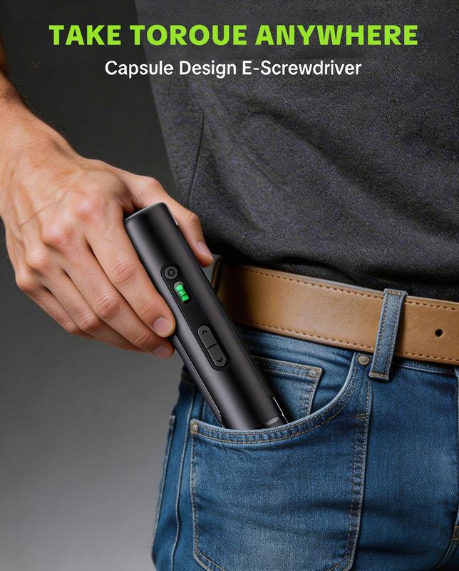 Compact Cordless Electric Screwdriver Set