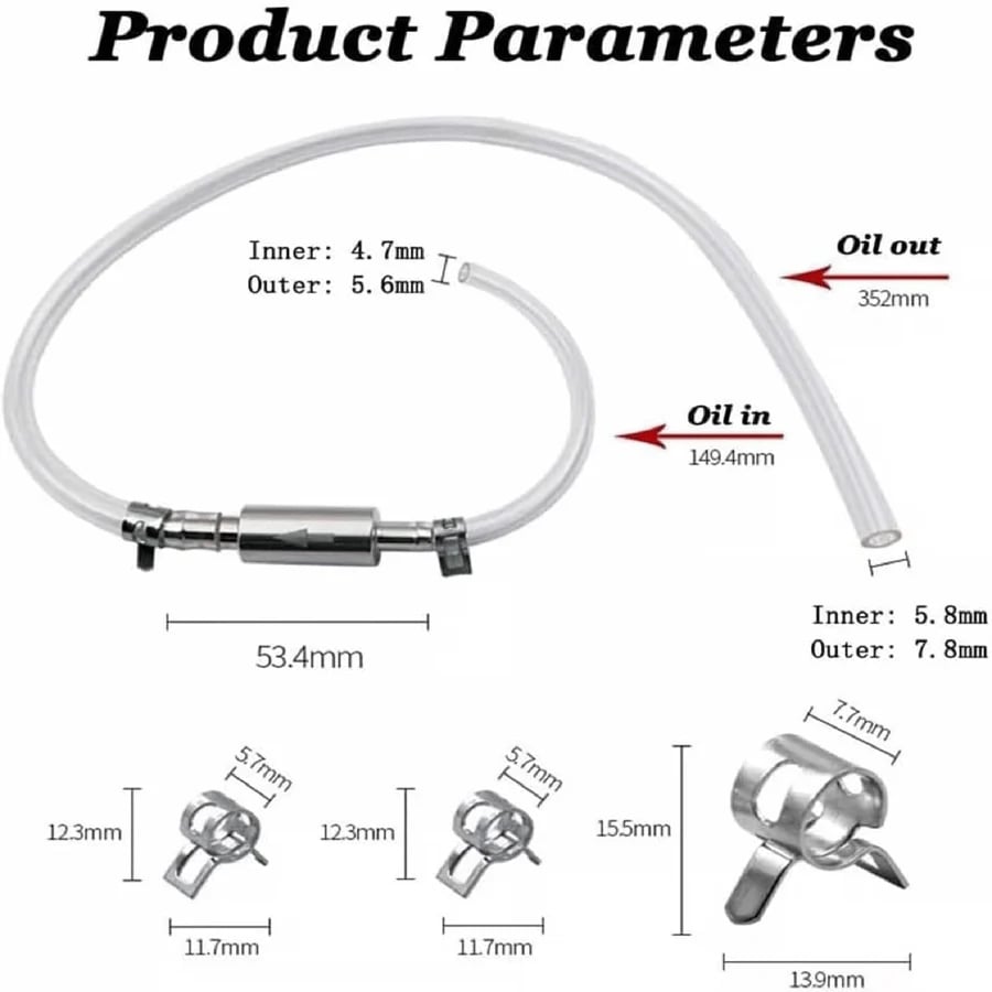 💥 Brake Bleeder Hose Kit – Easy One-Person Bleeding