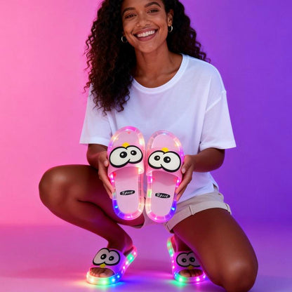 👣New Arrivals at Special Prices👣Cute slippers with cartoon motifs that glow