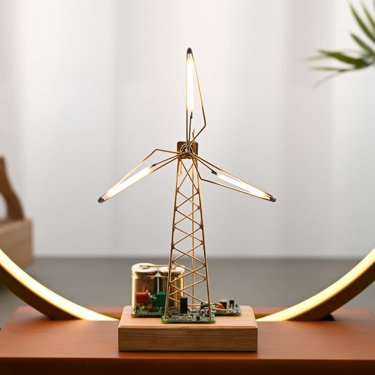 🏆Hot Sale 💡DIY Industrial Retro Windmill Lamp | Hand-Craft Your Own Warm Ambience