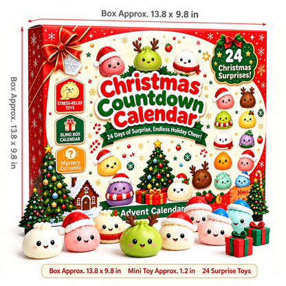 Christmas Squishy Advent Calendar 2026 Countdown Calendar 🎄