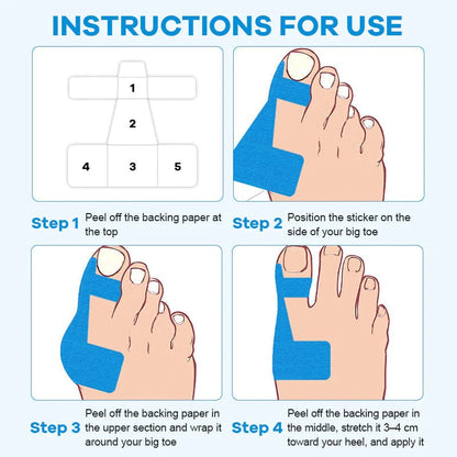 👣Pre-cut Hallux Valgus Corrector Kinesiology Tape