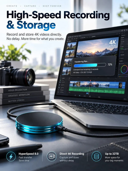 🔥C Magnetic Portable SSD – Anti-Lost External Solid State Drive