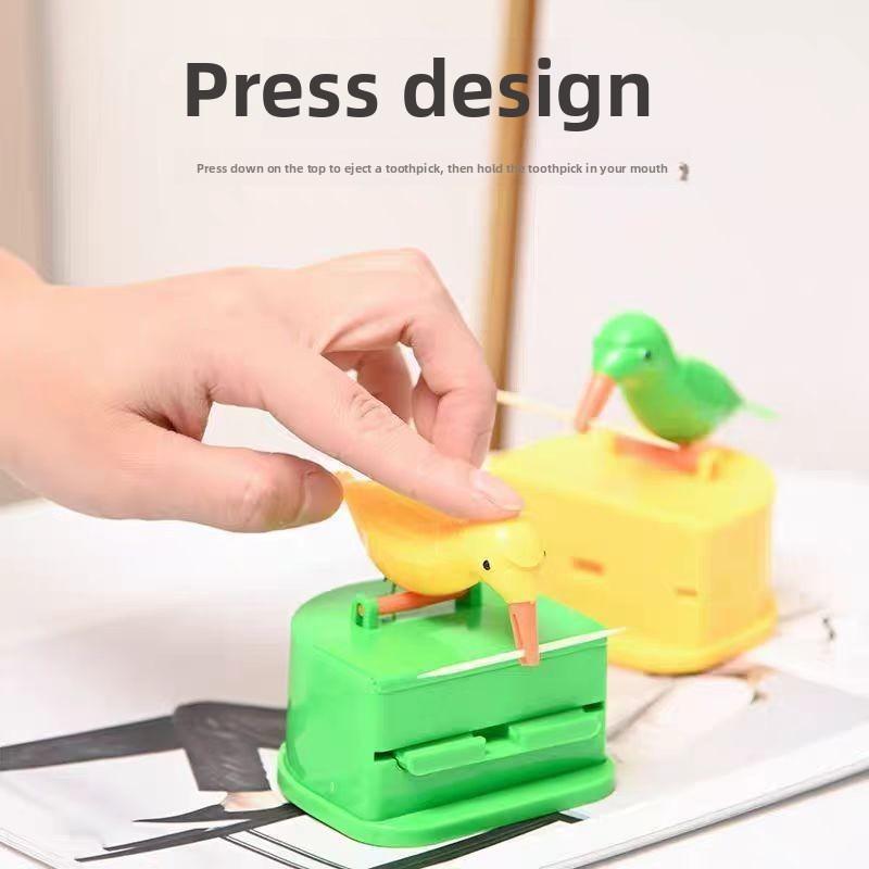 Bird Toothpick Holder Box