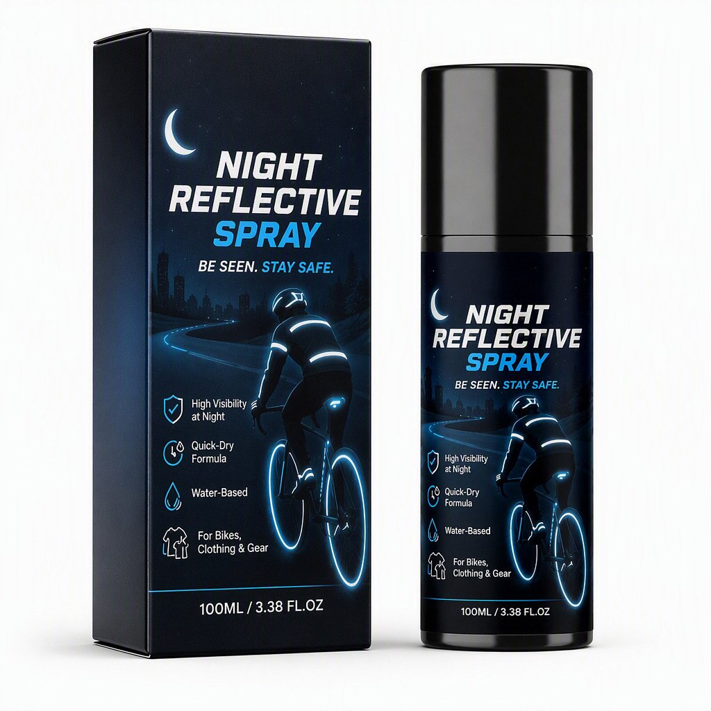 🌙Night Reflective Spray ✨Quick‑Dry Reflective Marking Spray for Night Outdoor Activities