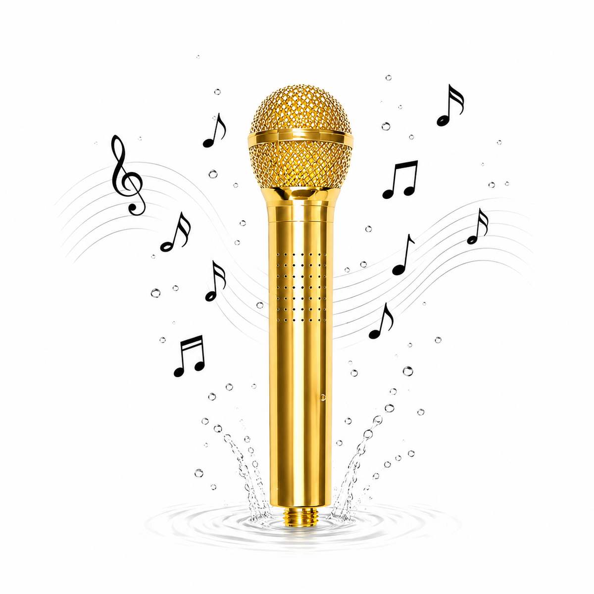 Shower microphone