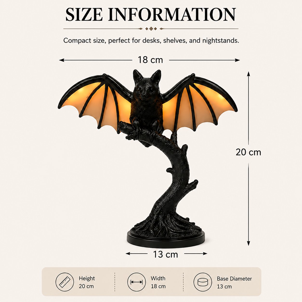 🦇Luz nocturna LED de murciélago de Halloween