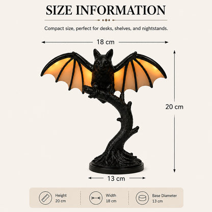 🦇Luz nocturna LED de murciélago de Halloween