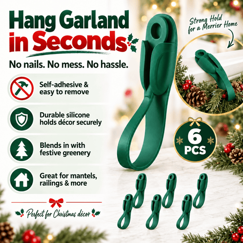 Adhesive Silicone Garland Ties