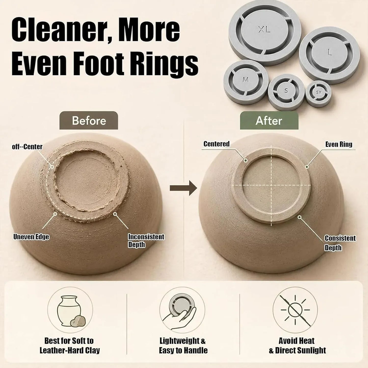 🔥Pottery Foot Ring Tool
