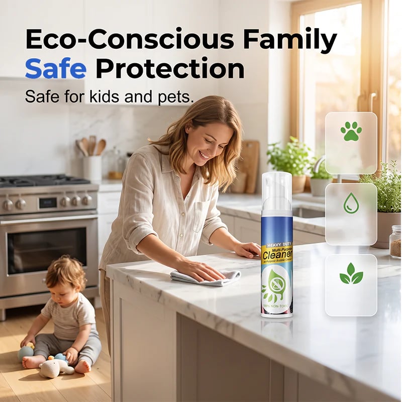 🧼 50% OFF NOW! 💨 Heavy Duty Multi-Purpose Foam Cleaner – Removes grease, stains & odours – Perfect for cars, kitchens, upholstery & more – powerful yet gentle ✨🚗🏠