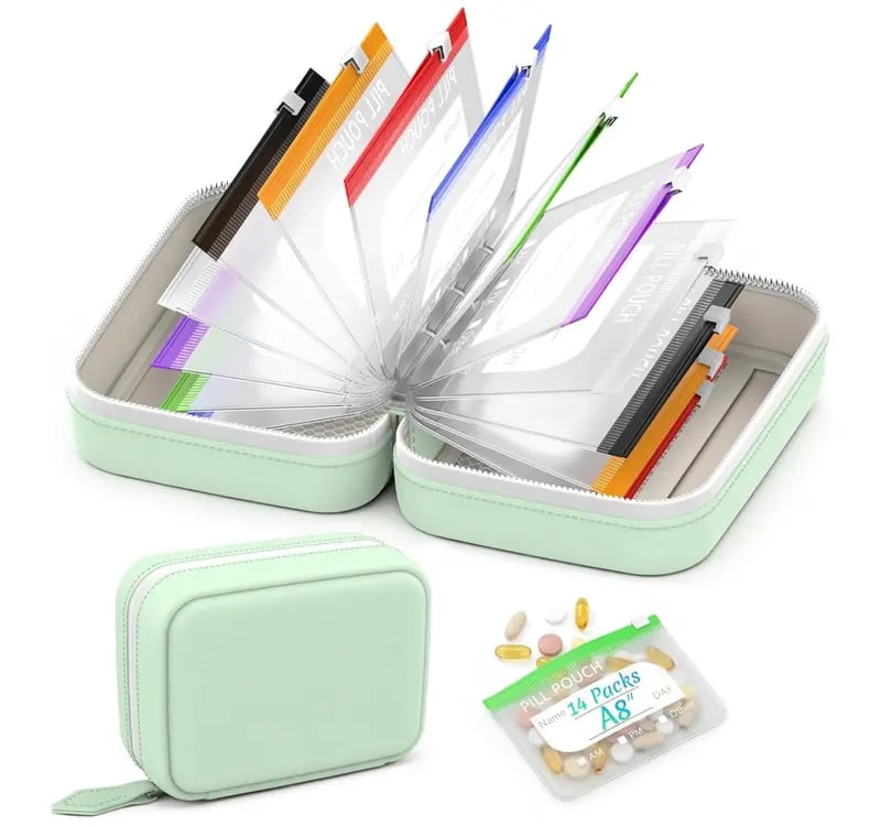 💕🌟Waterproof Pill Pouch Set