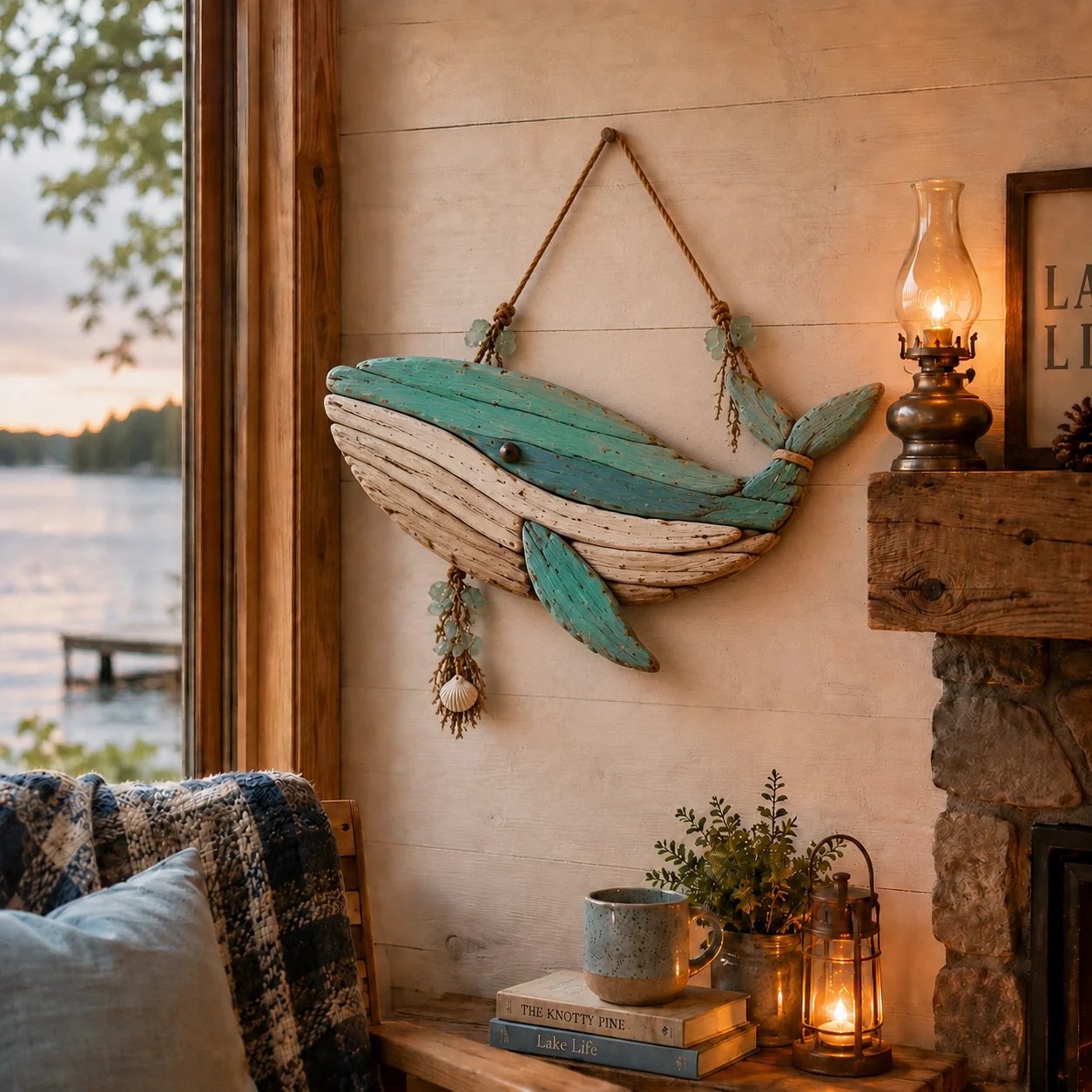 Handcrafted LED Coastal Fish Wall Art