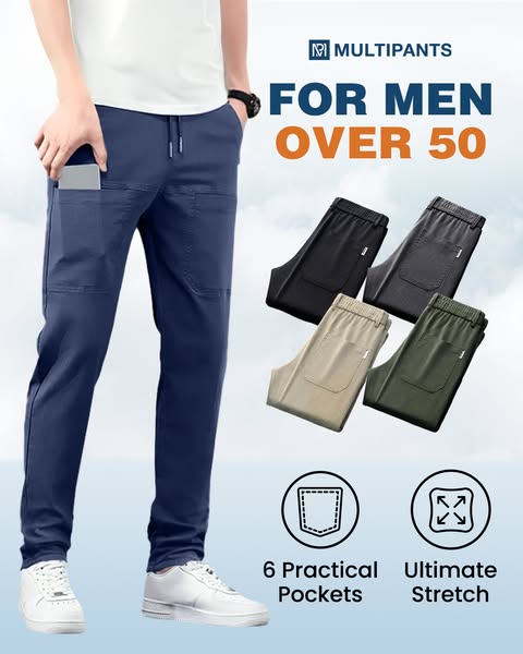 ⚡50K+ SOLD!🔥MultiPants – High Stretch Multi-pocket Durable Cargo Pants