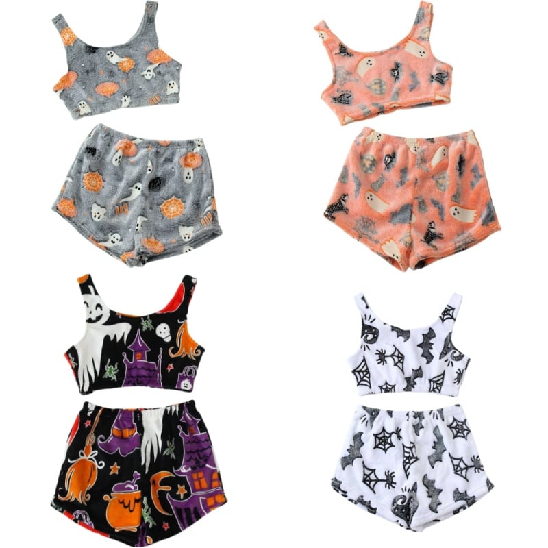 💥40% Off 🎃Halloween  vest pajamas set👻