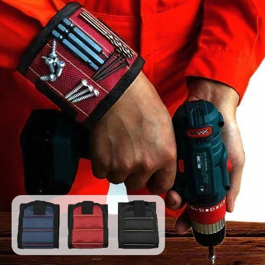 Adjustable Magnetic Wristband for Holding Screws