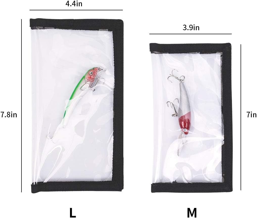 🎣Durable Clear PVC Lure Covers (1Large + 1Medium)