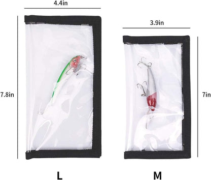 🎣Durable Clear PVC Lure Covers (1Large + 1Medium)