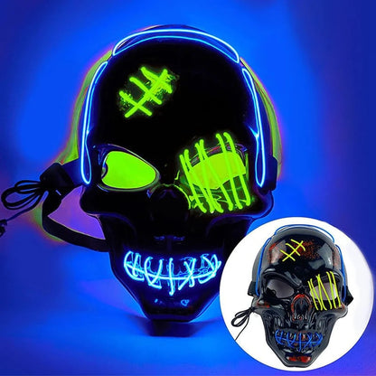 Halloween LED Skull Mask -👏Most Popular in 2026!