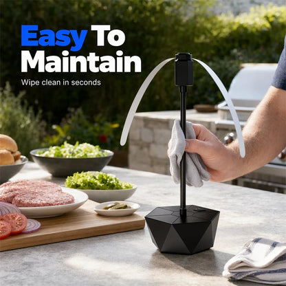 USB Rechargeable Retractable Outdoor Fly Repeller Fan