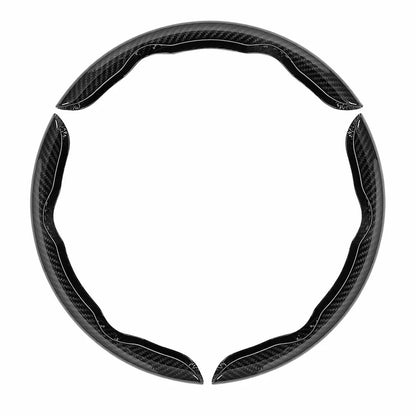 🎉Non-Slip Half Cover Car Steering Wheel Protector | Easy Clip On Installation
