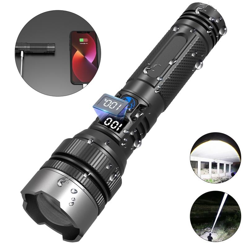 Flashlight with adjustable light range