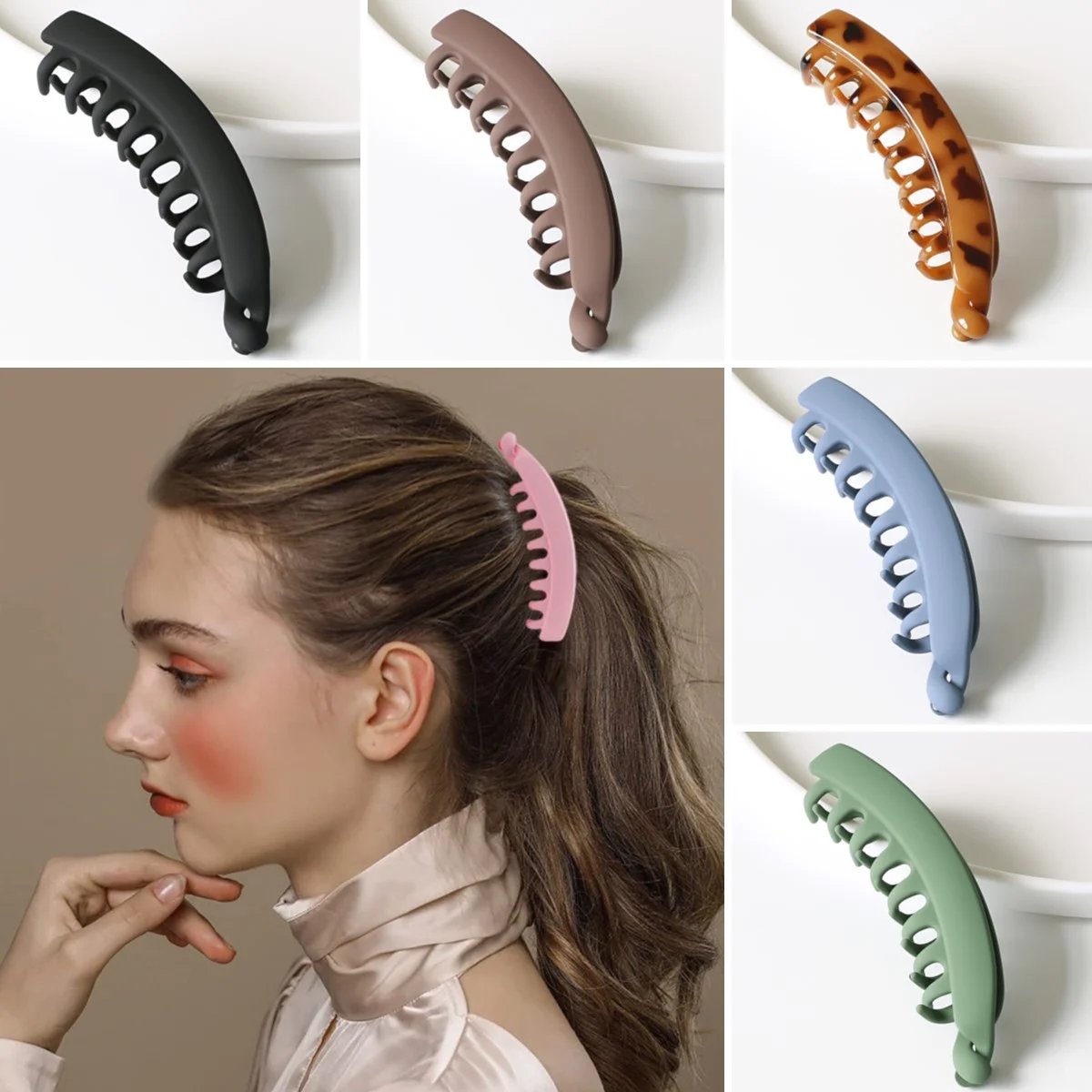 🎁Buy 1 Get 1 Free💞Banana Hair Clips Non-slip 9 Colors