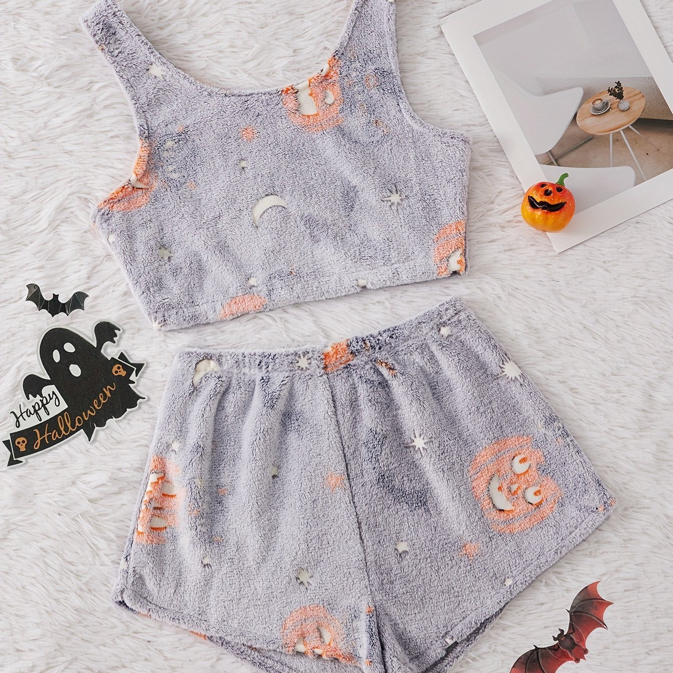 💥40% Off 🎃Halloween  vest pajamas set👻