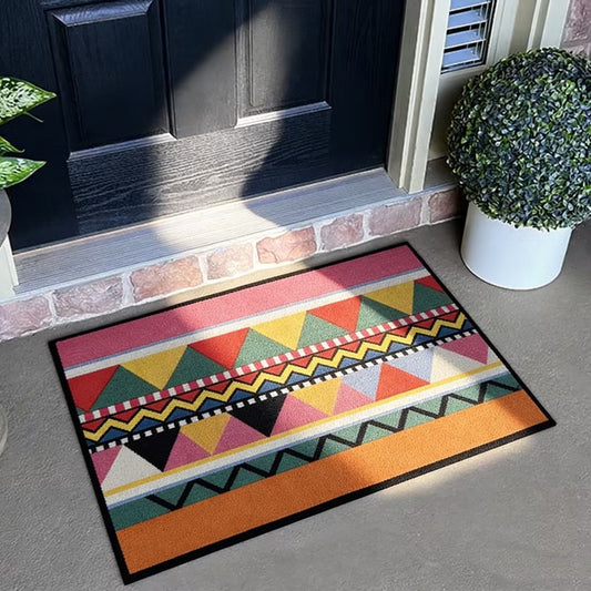 Washable Boho Doormat - Non-Slip & Pet-Friendly