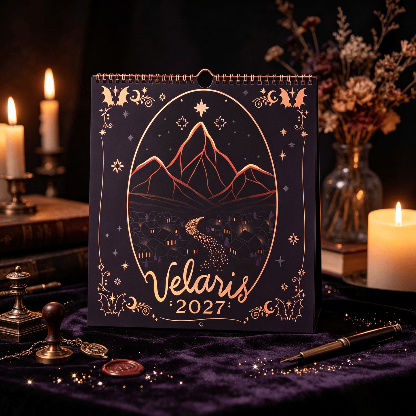 🌙 A Court of Thorns and Roses: Velaris 2027 Weekly Planner ✨ Officially Licensed Fantasy Organizer