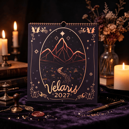 🌙 A Court of Thorns and Roses: Velaris 2027 Weekly Planner ✨ Officially Licensed Fantasy Organizer