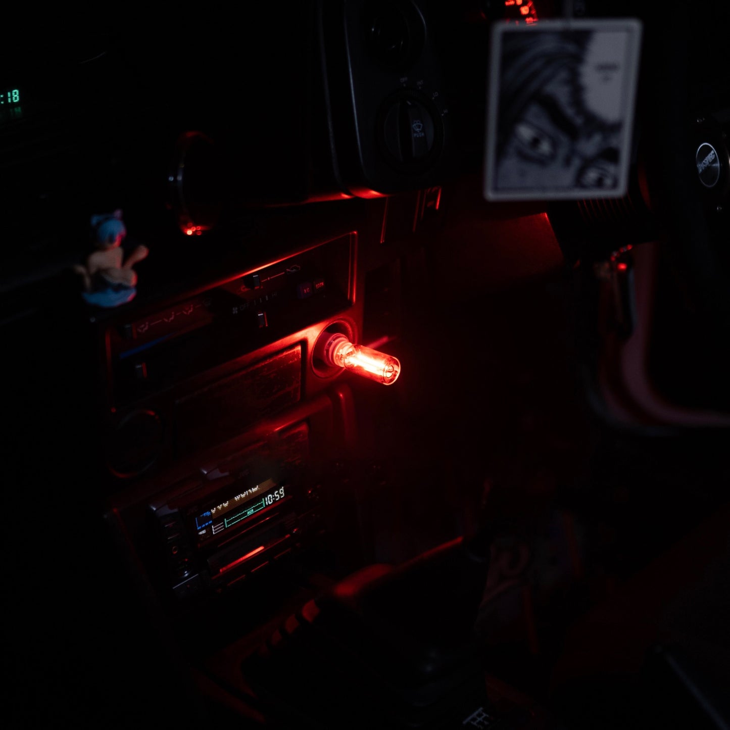 💥Car USB Night Light Touch Dimmable LED Filament Lamp