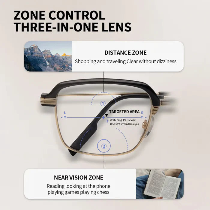 👓✨ Auto-Adjusting HD Reading Glasses（💥Buy 3 Get 1 Free 🛒Free Shipping）