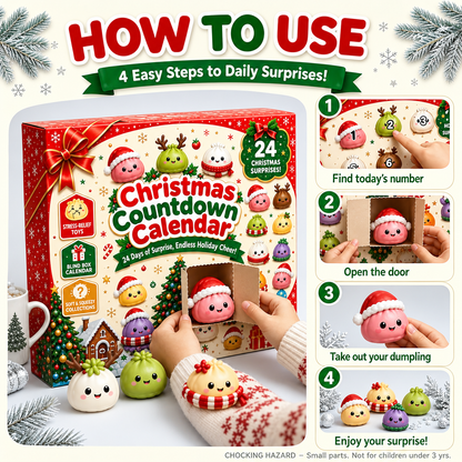 Christmas Squishy Advent Calendar 2026 Countdown Calendar 🎄