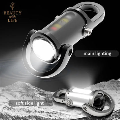Rechargeable Mini Keychain Flashlight🌟Super Bright