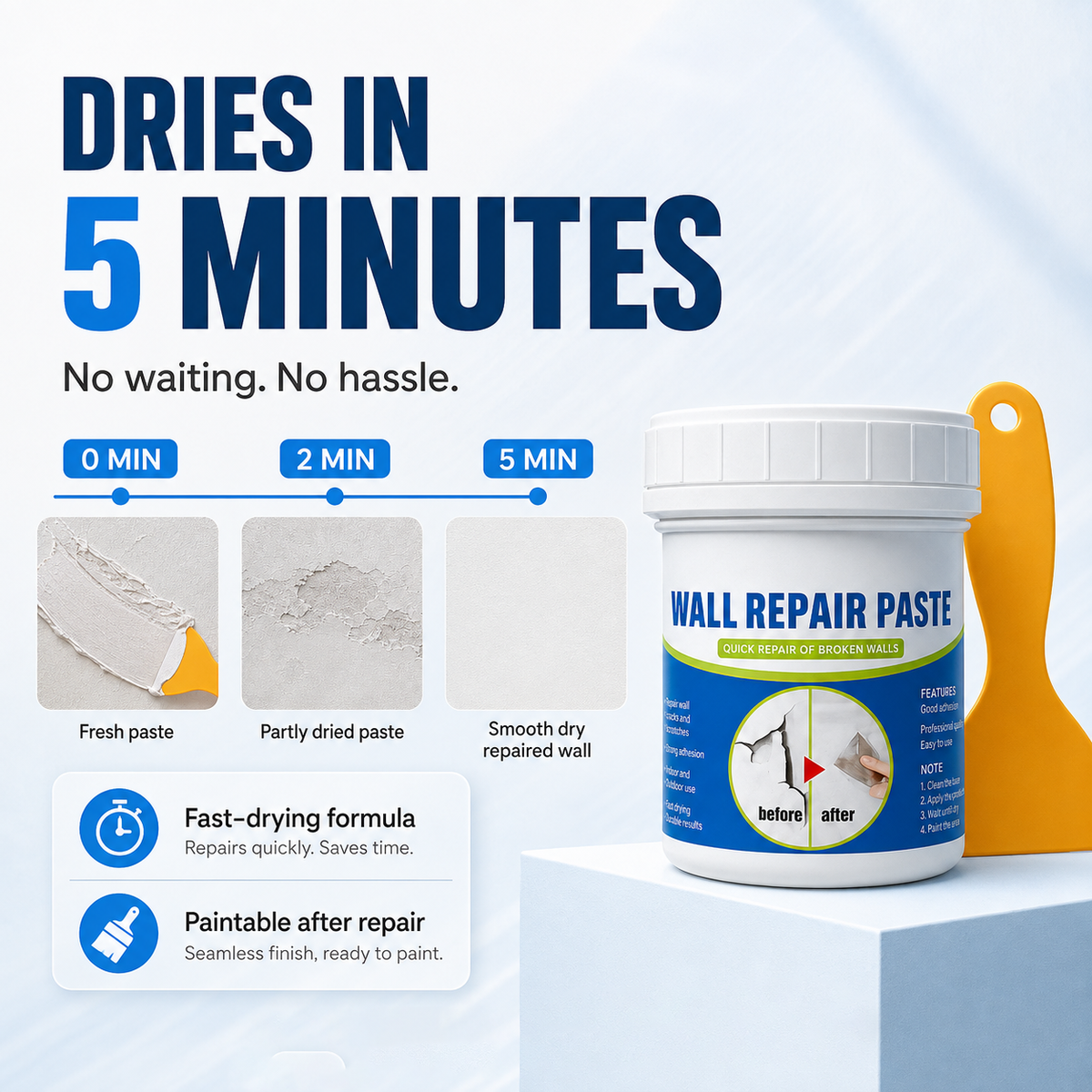 High-Efficiency Repair Agent For Wall Cracks