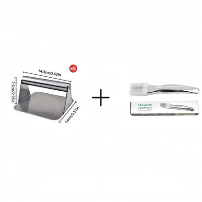 🥳HOT SALE🥳💞50K+ SOLD! Burger Press! Non-stick, easy clean & ergonomic. Perfect patties – grab yours! ✅