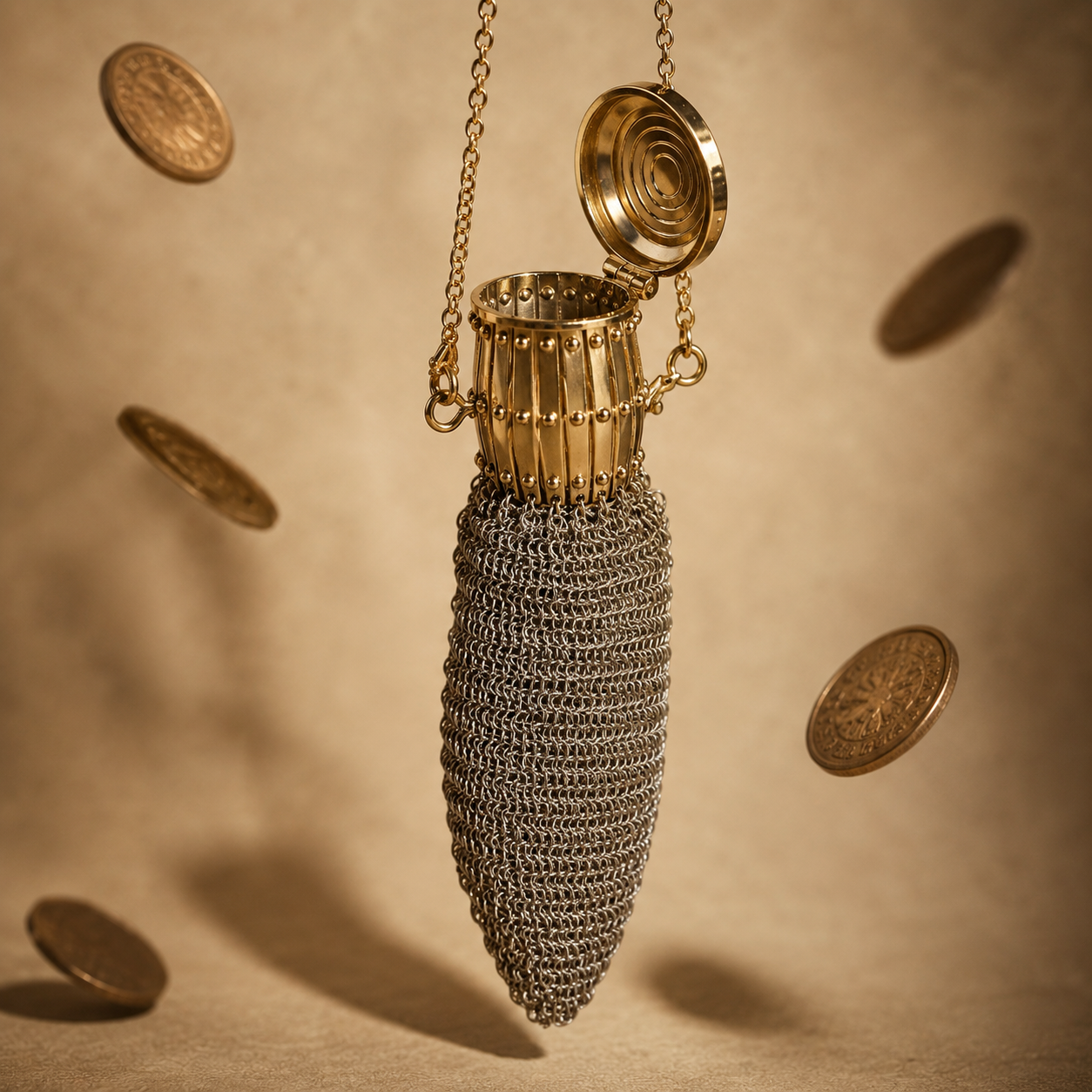 🪙 Retro 1920's English Coin Holder