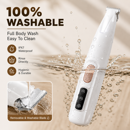 🐶✨ Quiet & Gentle Pet Grooming Trimmer – Paws, Ears & Sensitive 🐾