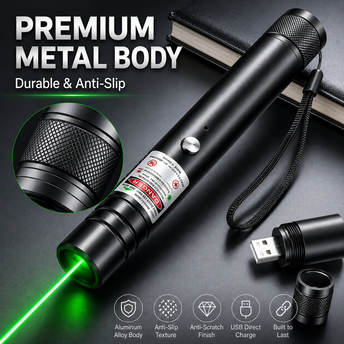 USB Rechargeable Laser Pointer 🔋