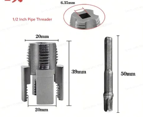 🔥Pipe Tapping and Threading Tool | Dual-Specification Compatible