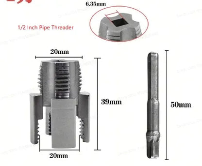 🔥Pipe Tapping and Threading Tool | Dual-Specification Compatible