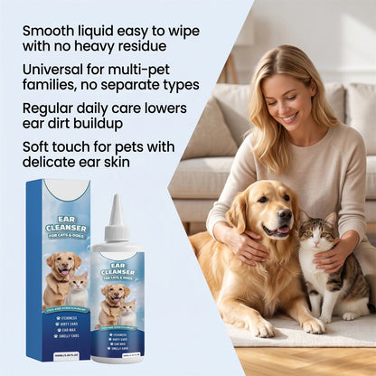 ✨Ear Cleanser For Cats & Dogs Gentle Remove Ear Dirt & Odor Daily Comfort Ear Care✨