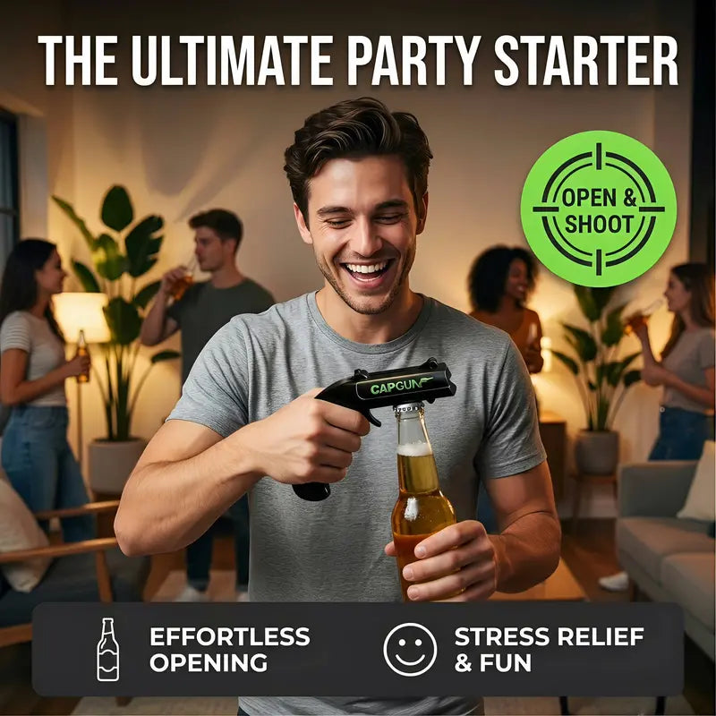 Spring Mechanism Bottle Cap Opener