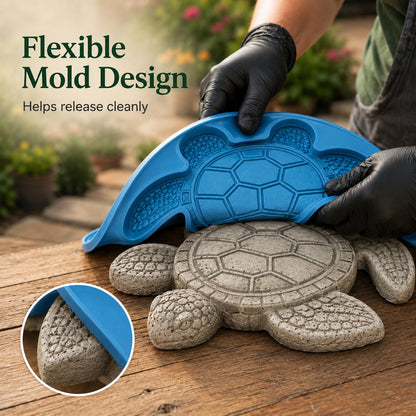 🌊 Reusable Ocean Theme Garden Art Mold – Make Your Garden Truly One of a Kind (📦Buy 2 Free Shipping)