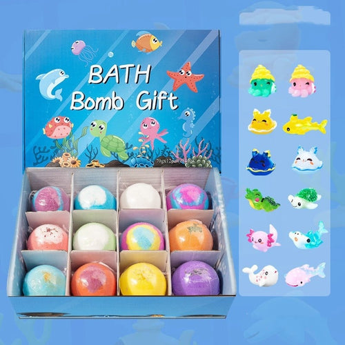 🔥🛁 Natural Bath Bombs for Kids with Mega Bubbles & Surprise Inside 🥚✨ Same as in the video
