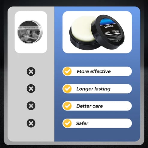 Crema de limpieza y cuidado y Pasta de limpieza para el cuidado del cuero